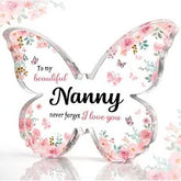Nanny Butterfly Acrylic Plaque
